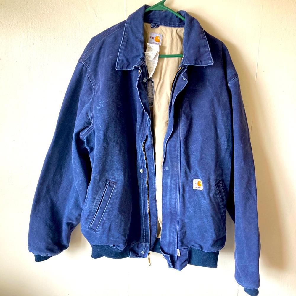 Vintage Dark Wash Made in USA Carhartt Jacket